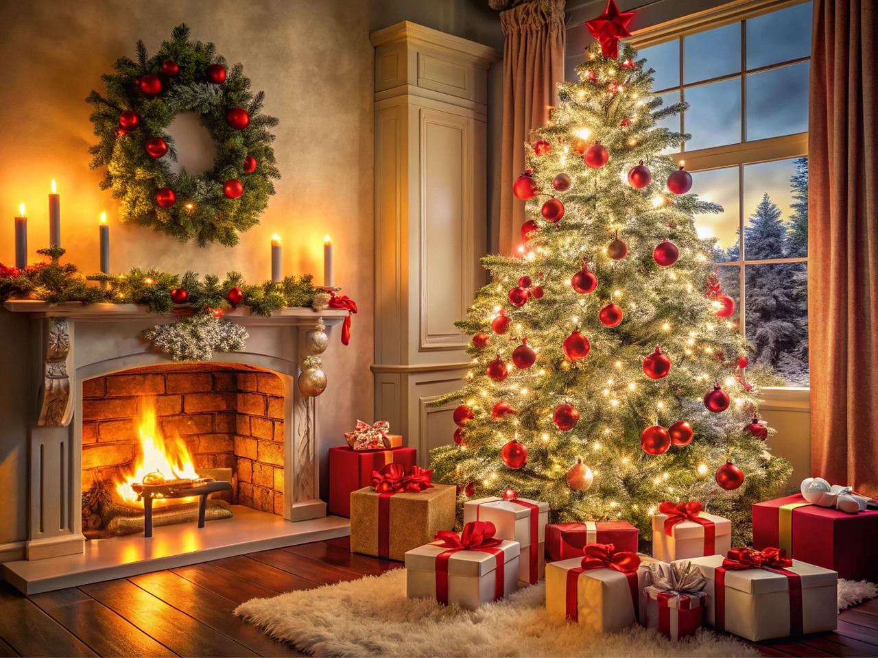 comforting christmas decor