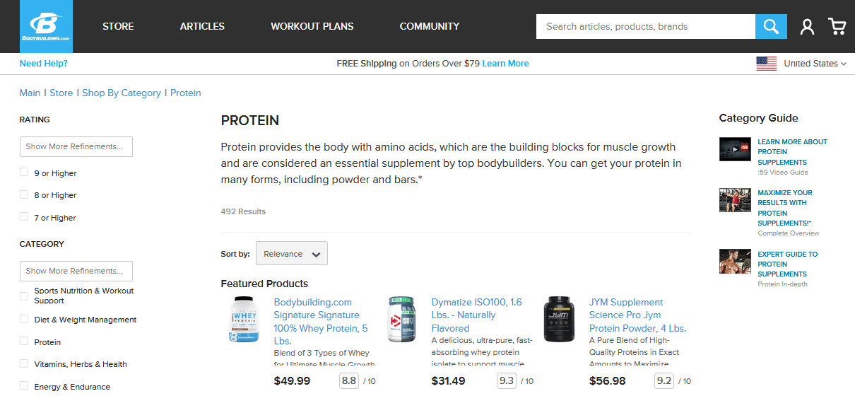 protein supplements