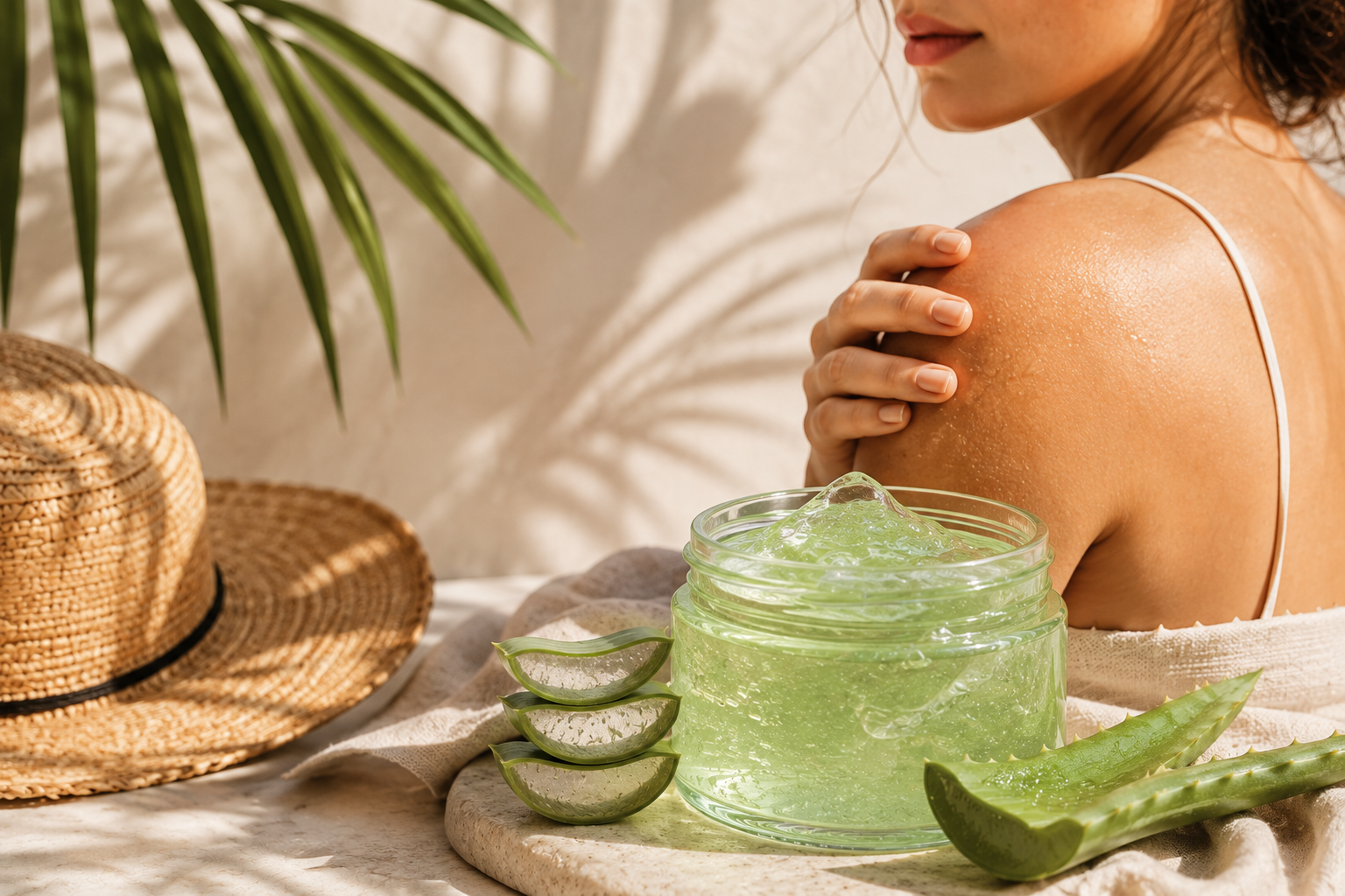 aloe vera after sun exposure